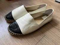 Tory Burch Color-block Leather Espadrille marime 39 / 8.5 US
