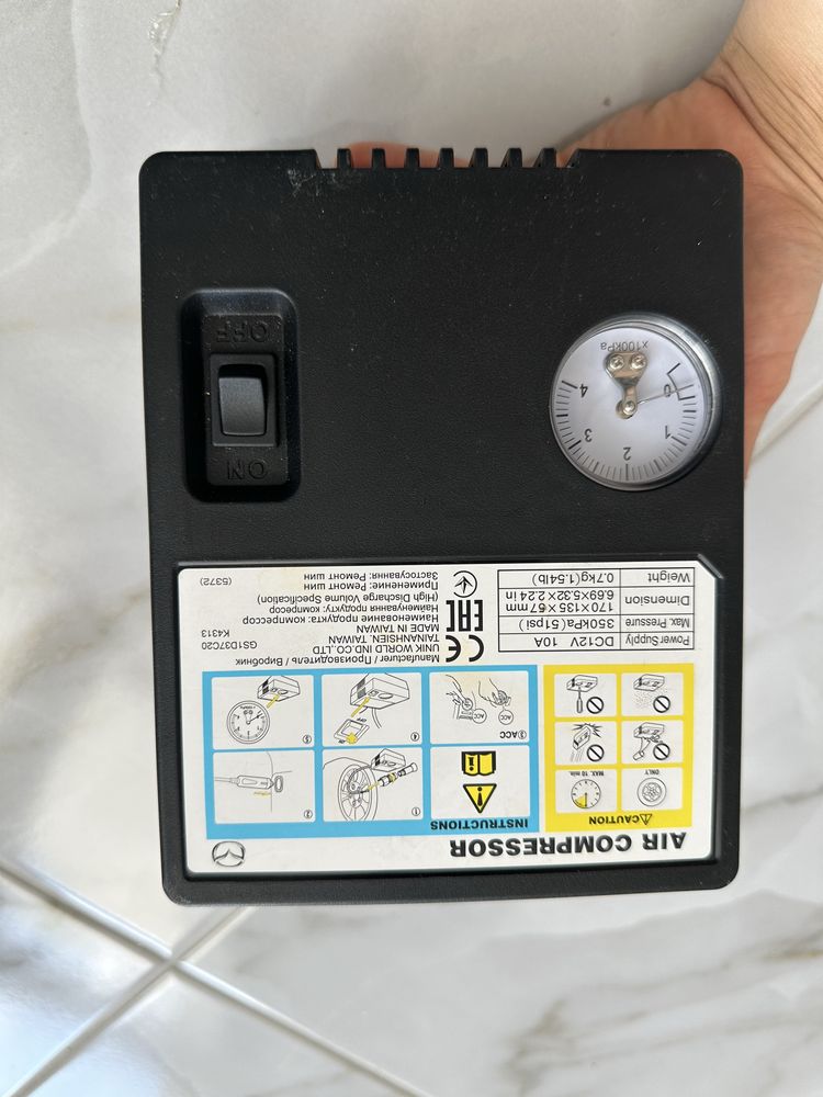 12V Преносим Автомобилен Компресор