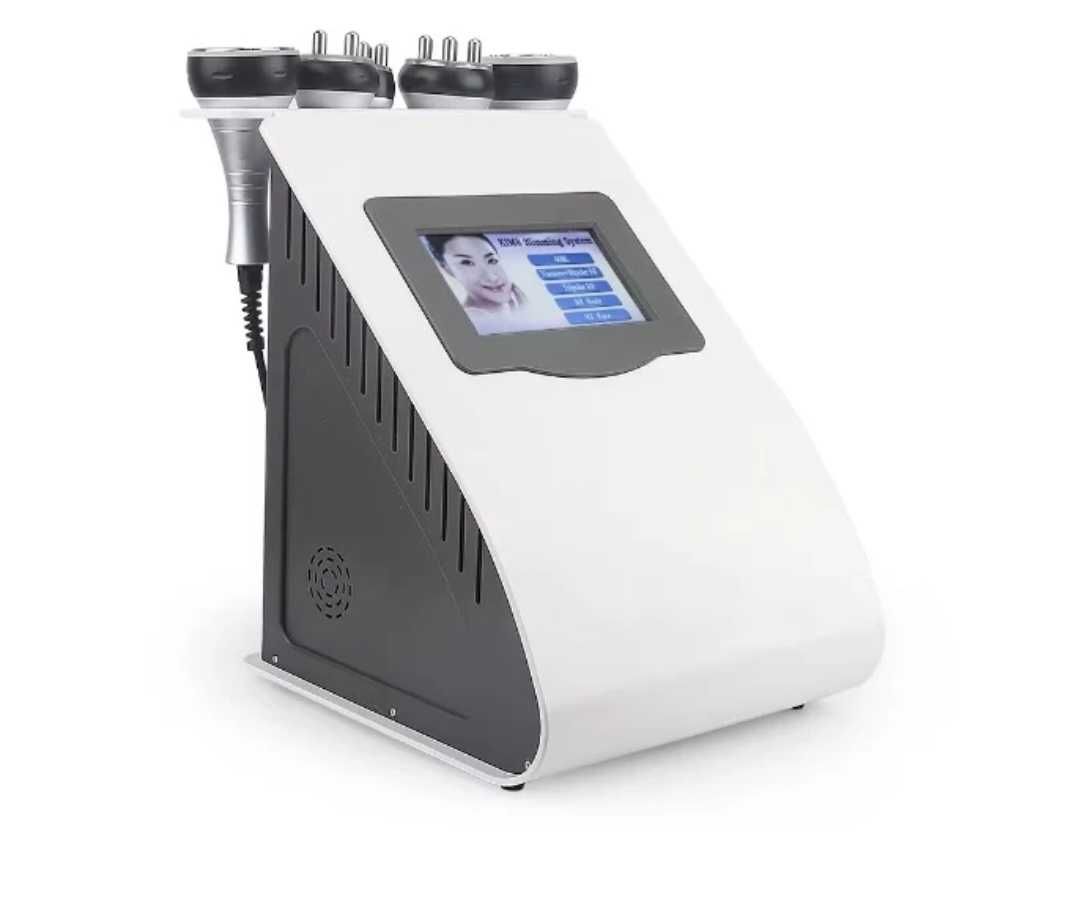 Aparat liposuctie RF, 5 in 1 ultrasunete si vacum, pentru fata si corp
