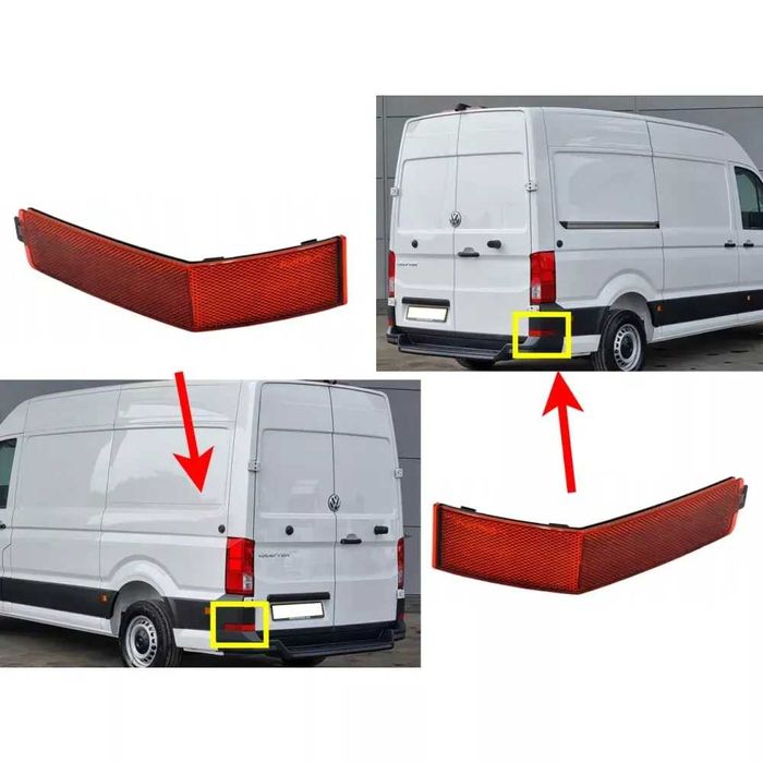 Комплект задни рефлектори за броня за VW Crafter / MAN TGE (2017+)