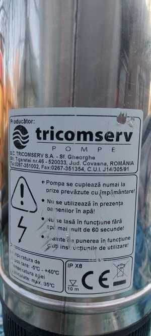 Pompa Submersibila Tricomserv