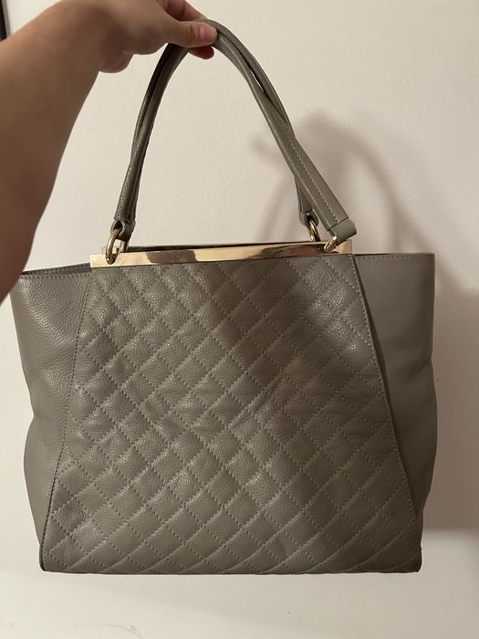 Geantă Musette din piele naturală