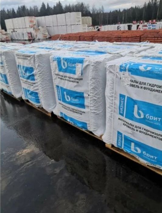 Рулонный кровельный и гидроизоляционный битумно-полисерный "БРИТ" Прем