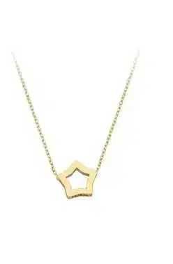 Colier aur galben 14k cu pandant stea - FT458
