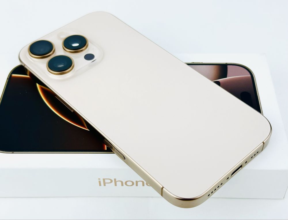 НОВ! Apple iPhone 16 Pro 128GB Desert Titanium Гаранция!