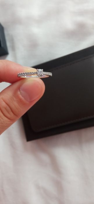 Inel logodnă cu pietre