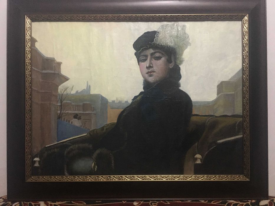 Картина  художник Иван Крамской  (Неизвестная) 1883 год холст- масло