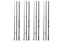 Set 4 Lansete Diamant Alb Next Carp, lungime 3,90 m, 3.5 Lbs, 3 seg