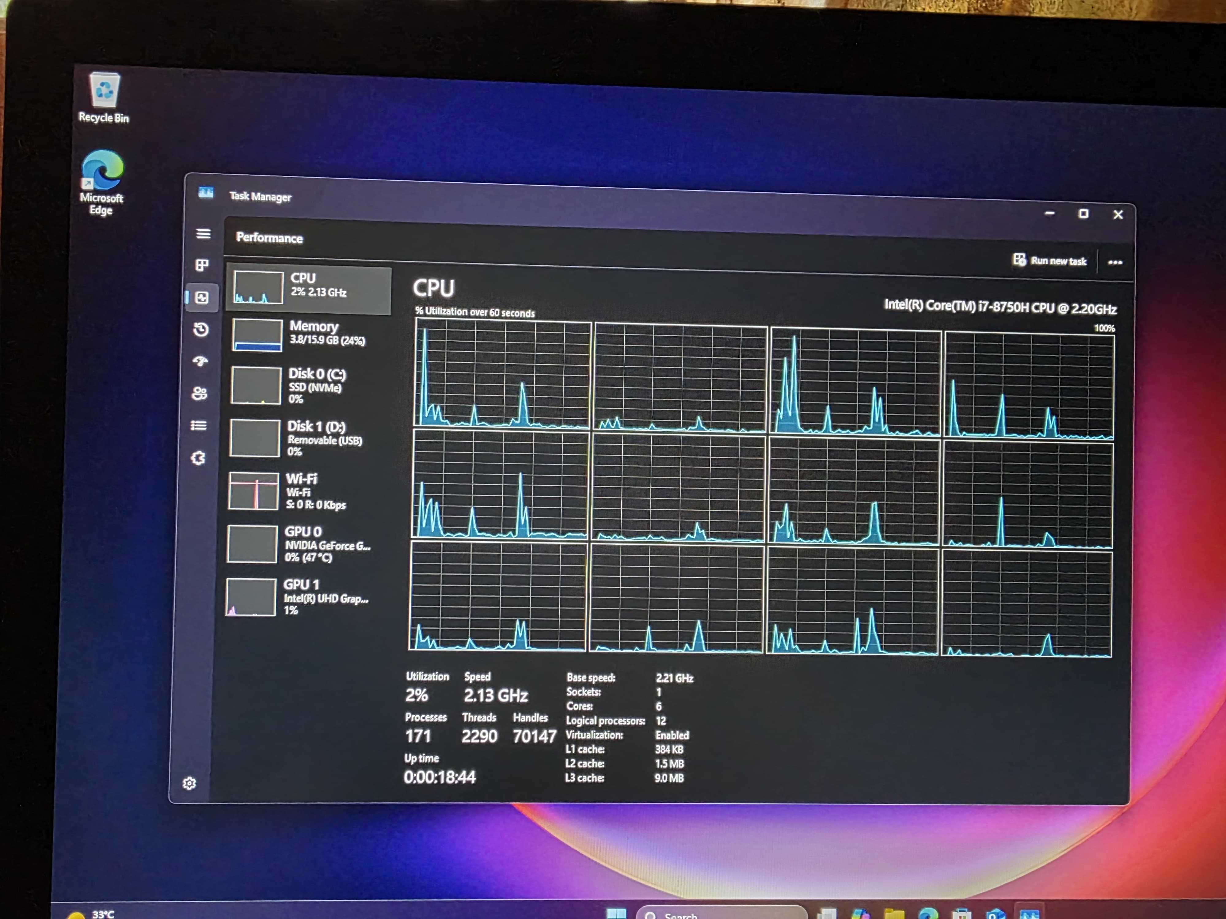 Laptop Gaming ASUS ROG GL703GE - ecran 17,3" - 16GB RAM, 1TB SSD