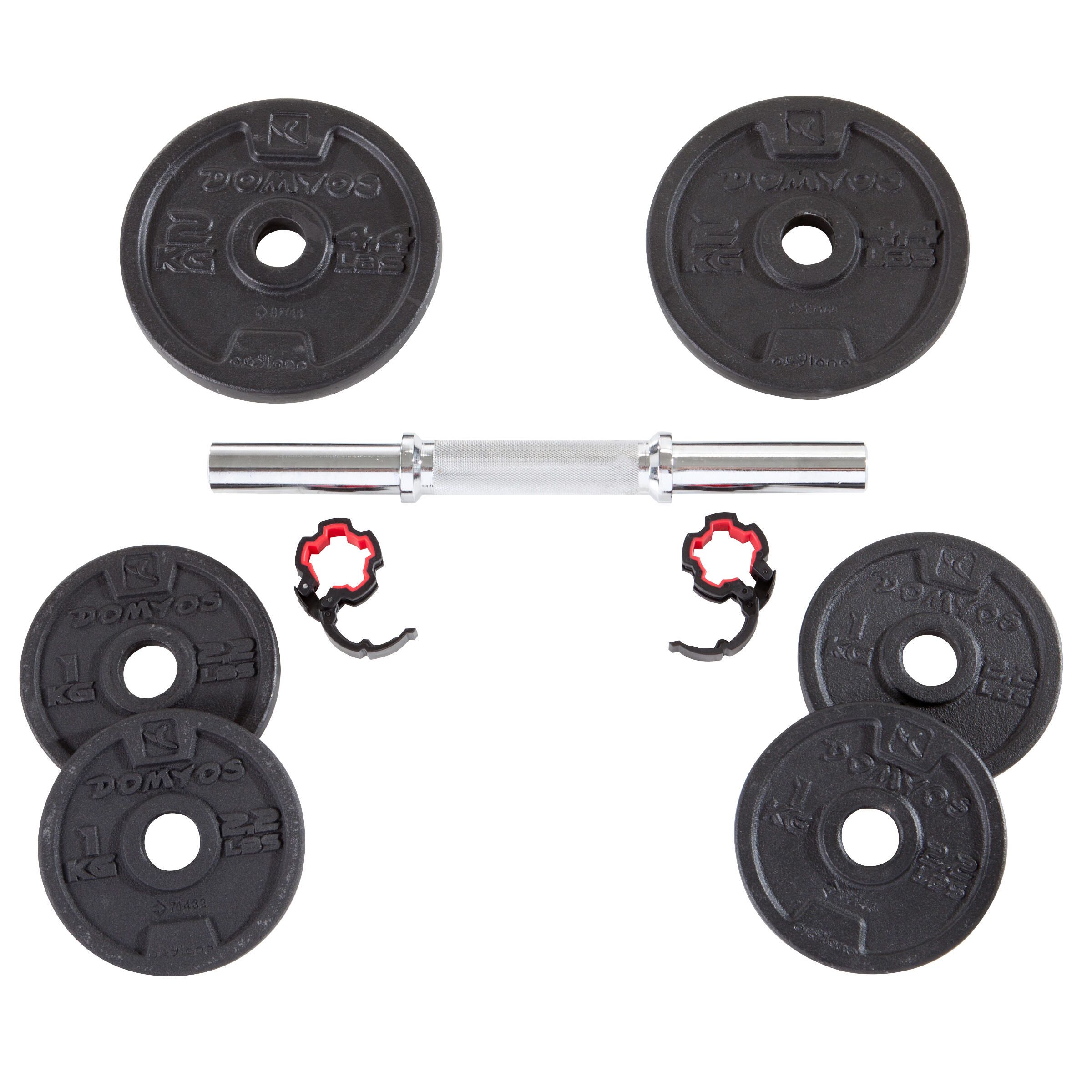 Set Haltere bodybuilding 10 kg - No - produs resigilat (nou) Decathlon