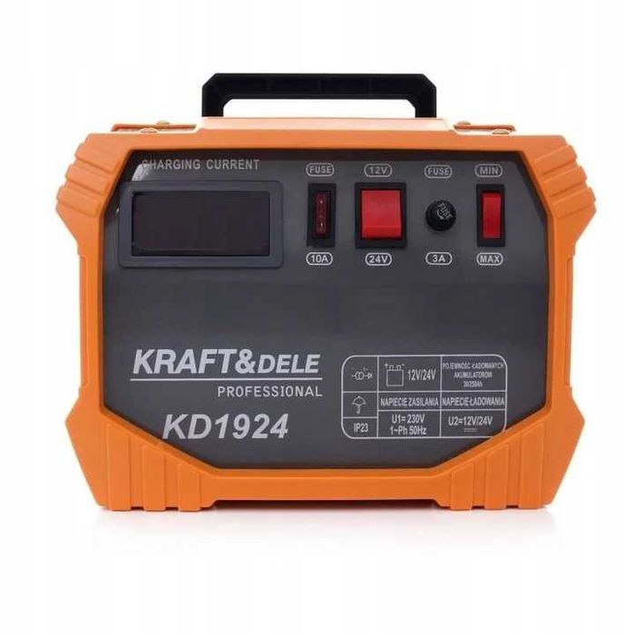 Redresor incarcator baterie 12V 24V 30A auto tractor tir camion KD1924