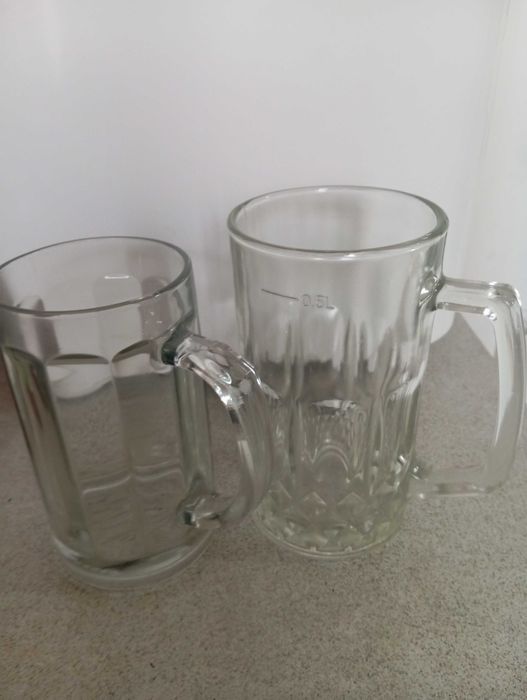 Кружки для пива  стекло 0,5л и 0,4 л