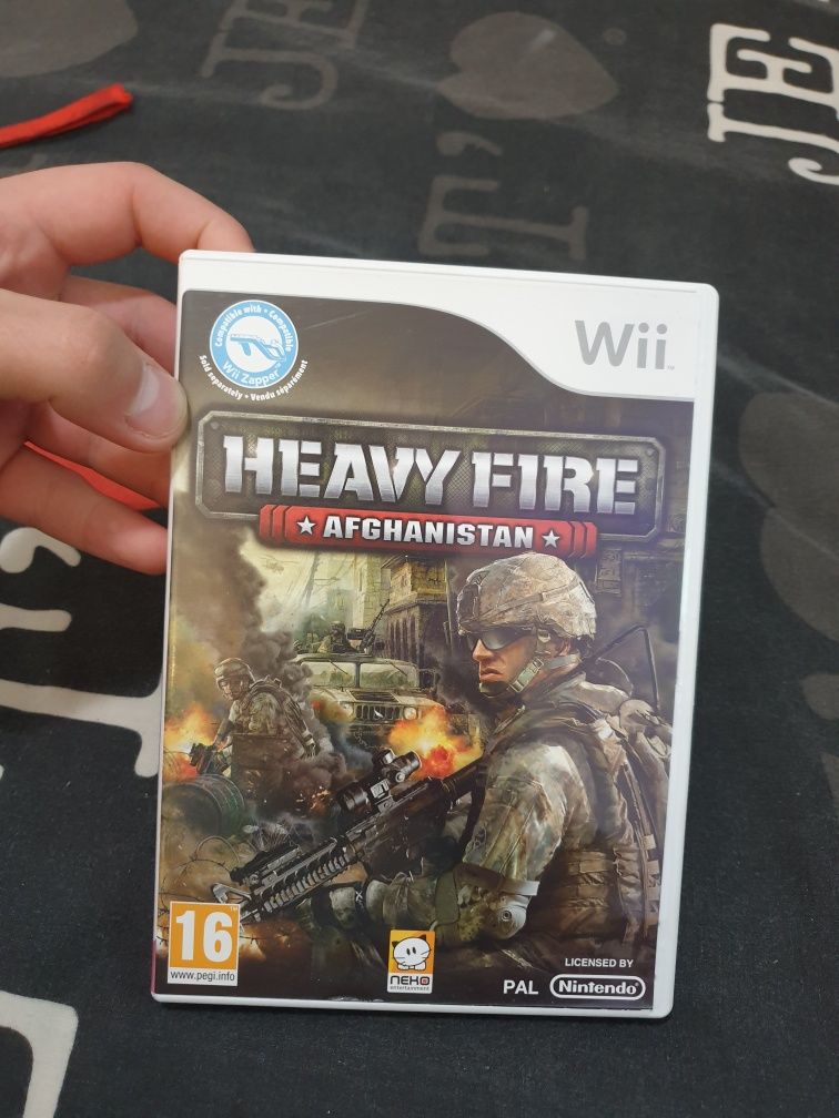 Wii Heavy Fire Afghanistan plus pușcă ca și accesoriu