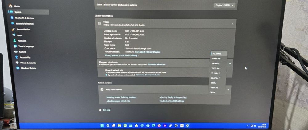 Monitor Gaming IPS 144 Hz Acer VG271