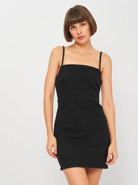 ZARA рокля/сукман от висококачествен деним