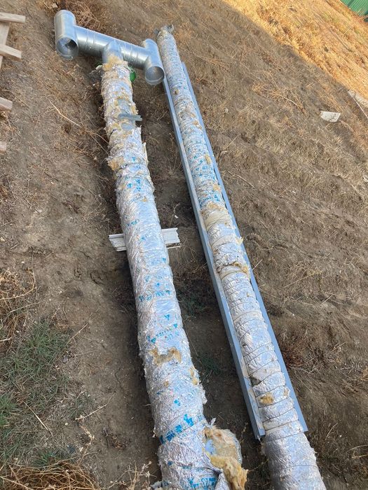 Срочно продается оцинкованная труба для дымохода