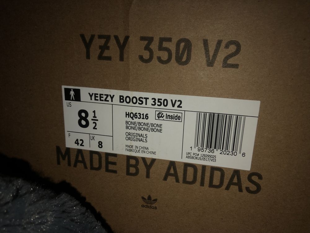 Adidas Yeezy Boost 350 V2 Bone