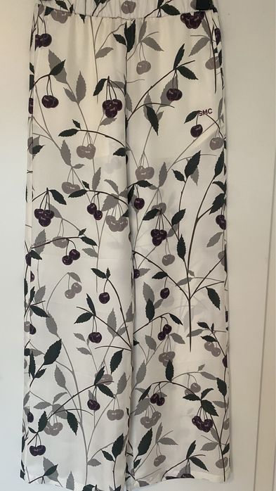Pantaloni originali Stella McCartney din matase naturala