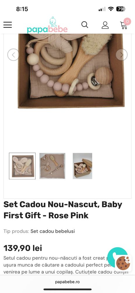 Set cadou nou nascuti