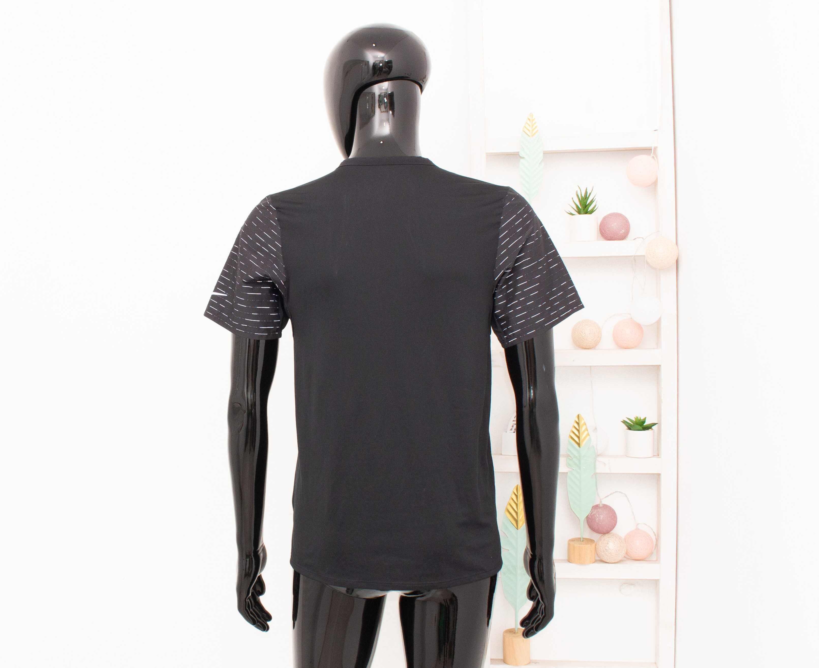 Nike Dri-Fit Оригинална мъжка тениска за бягане фитнес черна S