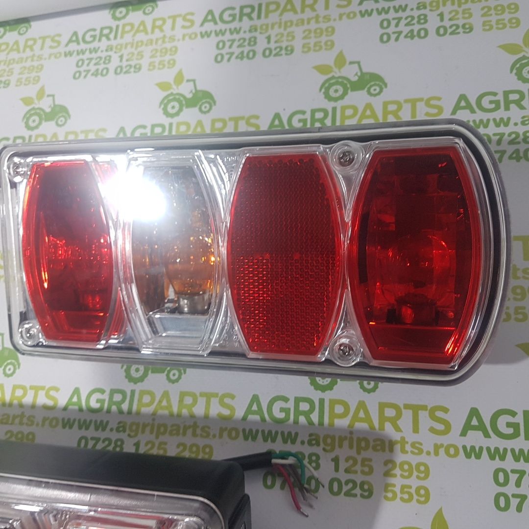 Set lampi spate tractor, remorcă agricolă