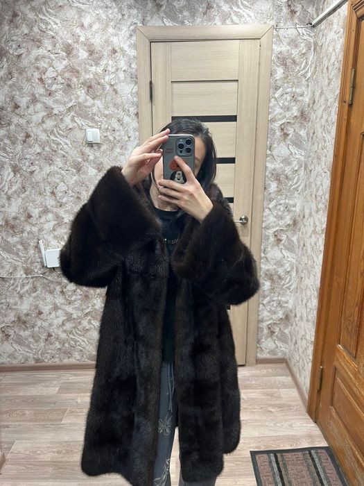 Норковая  шуба
