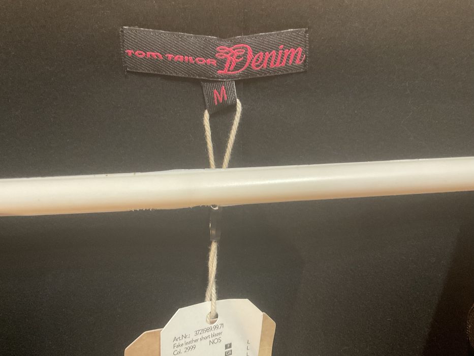 Tom Tailor  кожено сако размер M