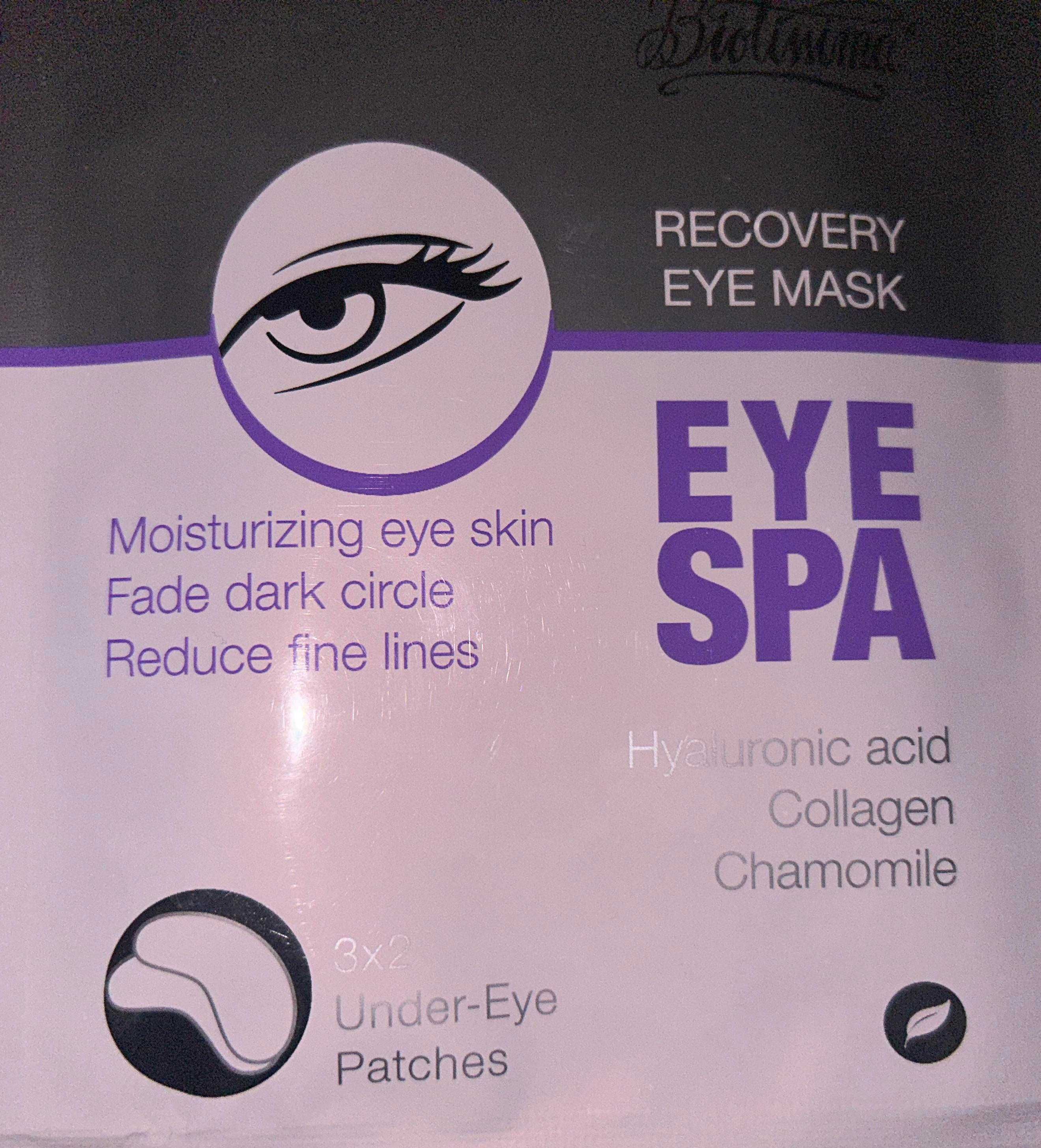 Mască hidratantă pentru ochi, EYE SPA, cu Acid Hialuronic și Colagen