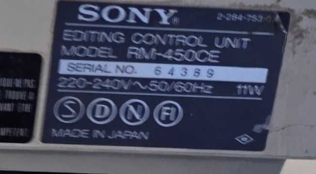 Unitati editare video/pt posturi tv - Sony RM-450CE