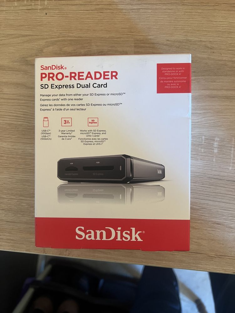 Pro reader sandisk dual card