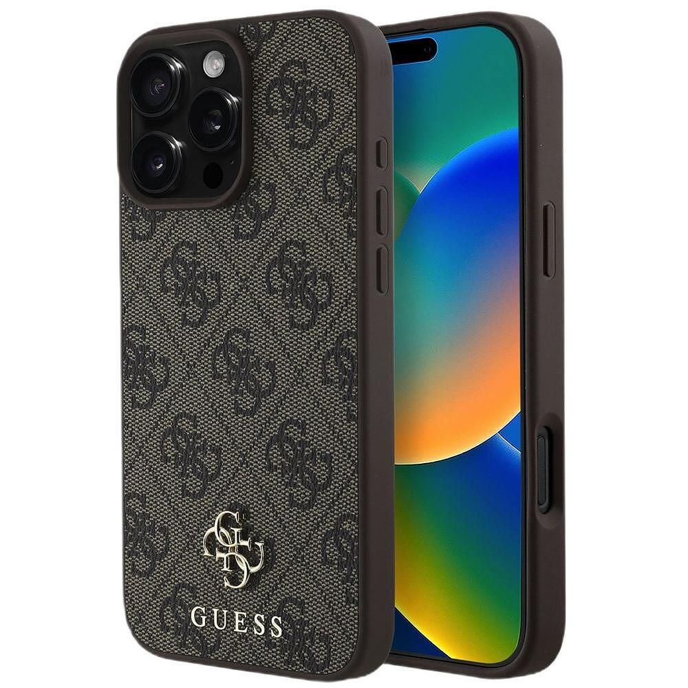 Калъф guess hardcase 4g classic magsafe – iphone 16 pro max – кафяв