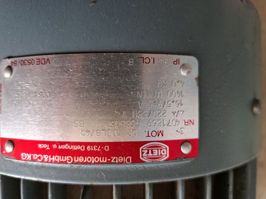Motor 4kw - Made in Germany