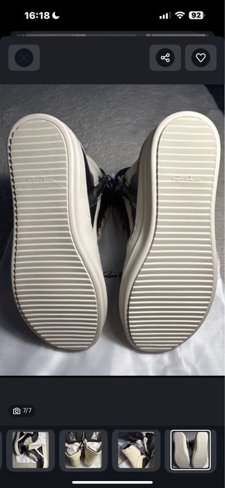 Rick Owens Geobasket Jumbo Laces