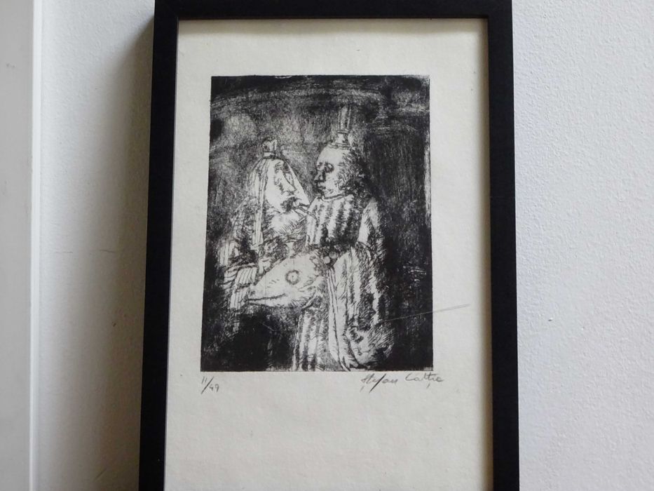 Gravura, Stefan Caltia ‘Personaje pe scena’