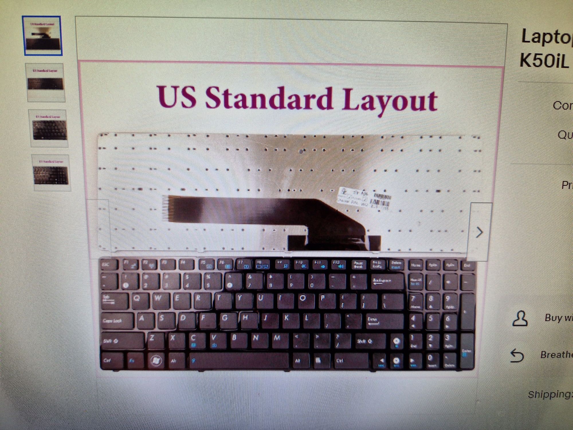 Tastatura Asus K70AC K50iE K50IJ K50iL K50iN K50iP K51AB US Layout