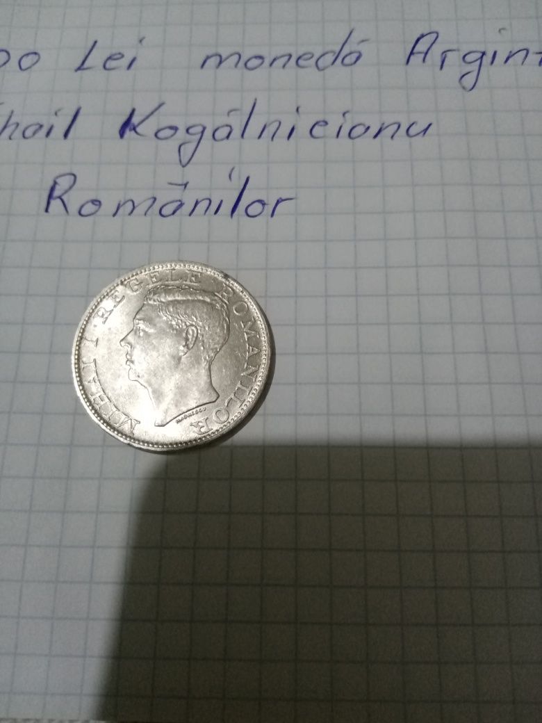 Moneda argint Mihail Kogalnicianu 500 lei