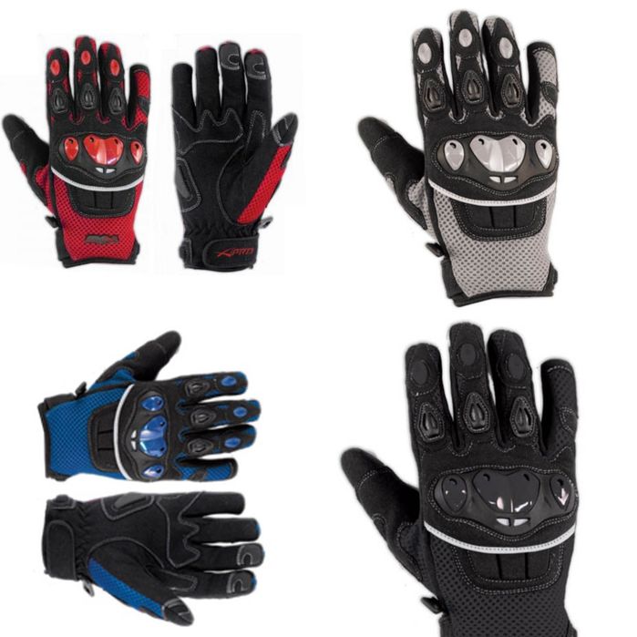 Mănuși A-pro Air textil moto ATV scuter cu protecții