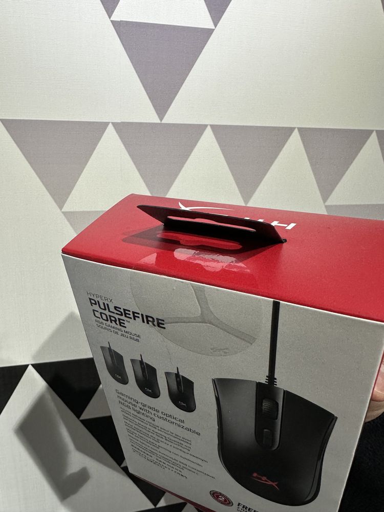 Игровая мышь HyperX pulsefire core RGB (новые) торг уместен