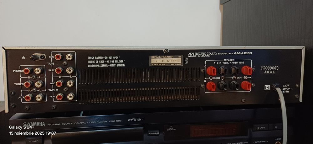 Amplificator Akai AM-U310 defect