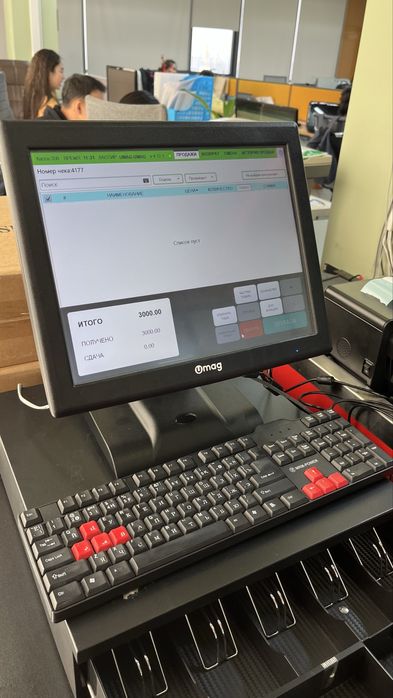 Программа Умаг автоматизация Учет касса Моноблок сканер принтер весы