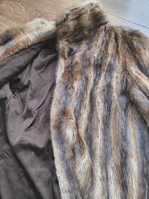 Палто естествен косъм