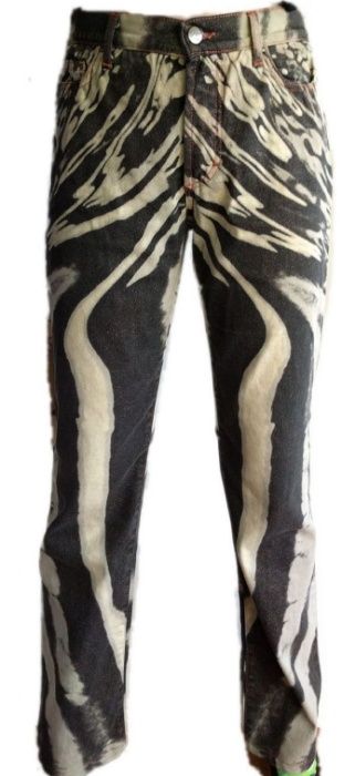 Pantaloni jeans dama de designer Just Cavalli animal print