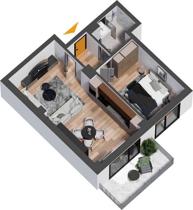 Apartament Nou 2 Camere  Direct La Dezvoltator