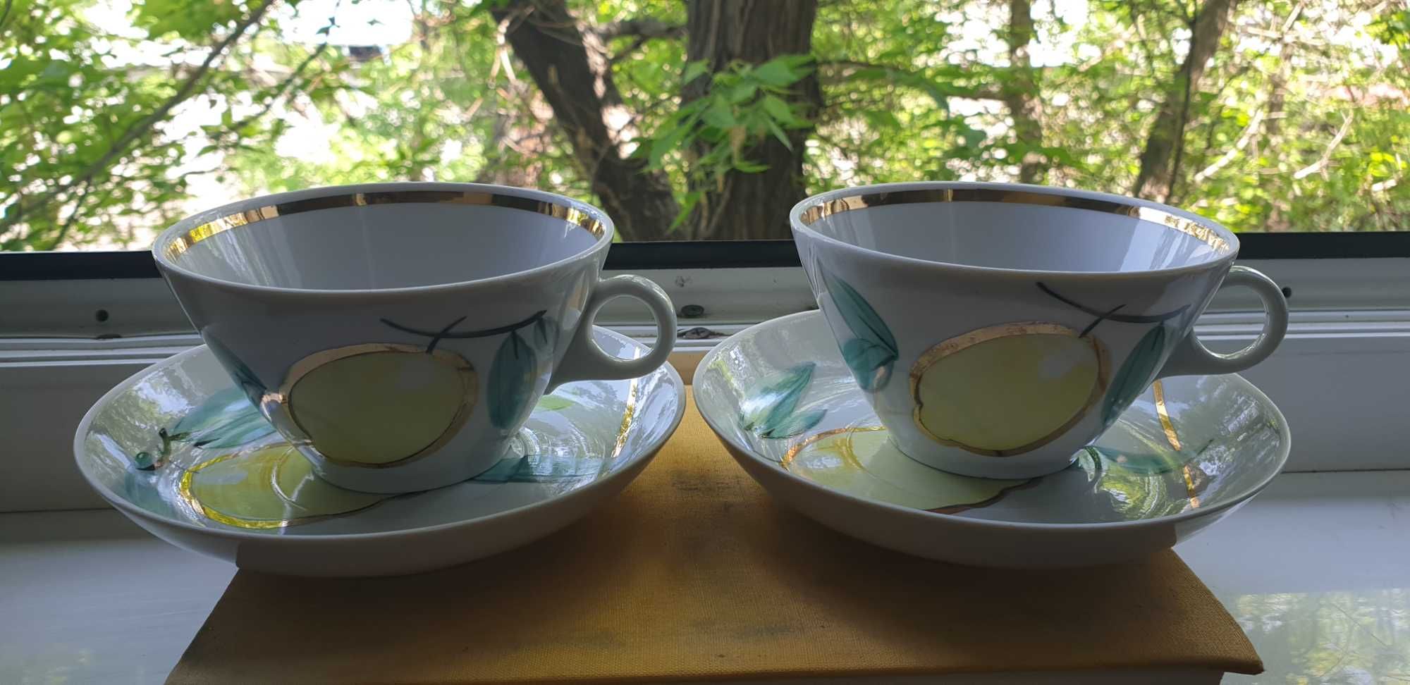 Чайные пары Дулево Лимон