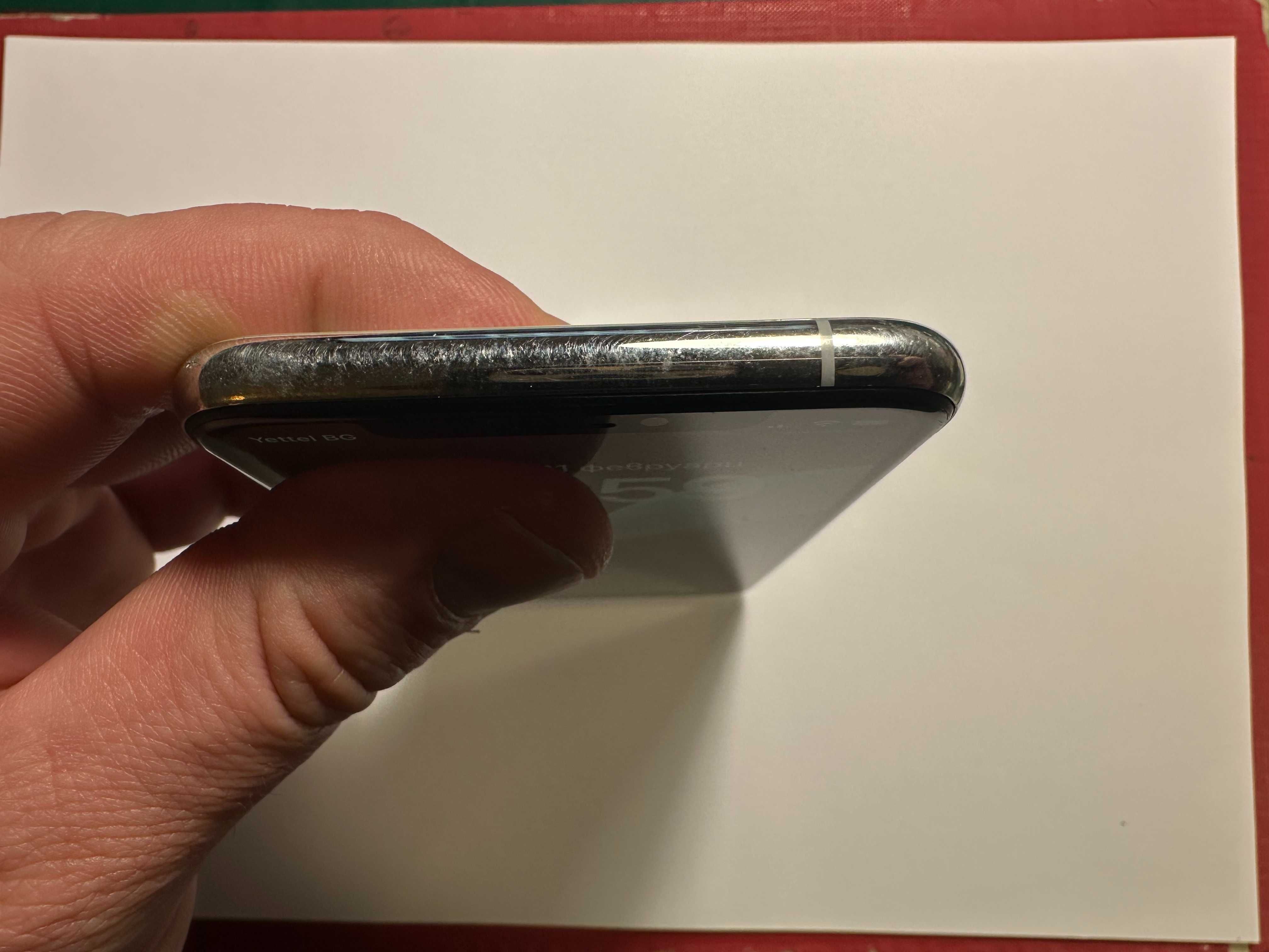 КАТО НОВ !!! iPhone XS - БЯЛ - 256GB - Отключен - 100% БАТЕРИЯ !!!