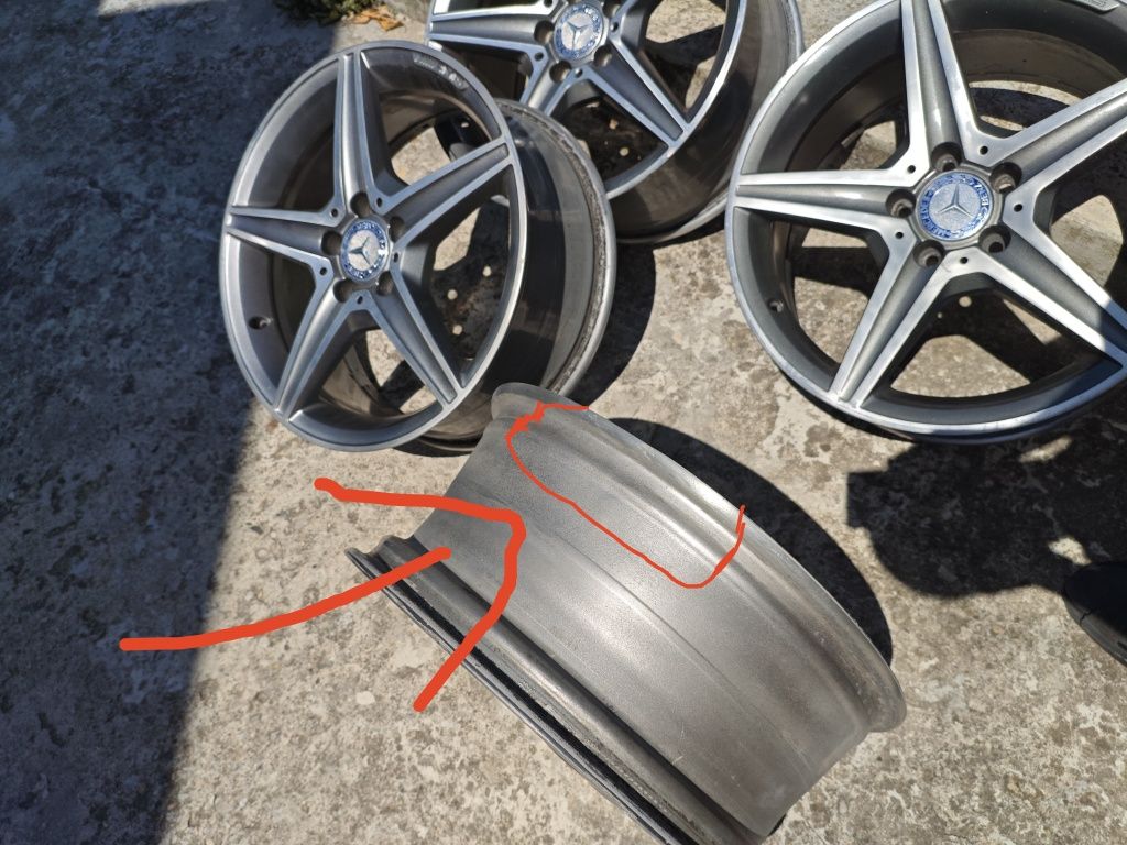 Оригинални 5 лъчкови AMG джанти спорт пакет