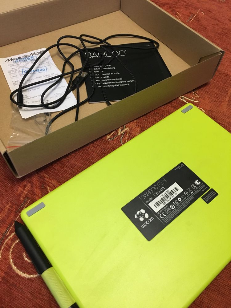 Графический планшет WACOM BAMBOO PEN размер А2, полность рабочий.