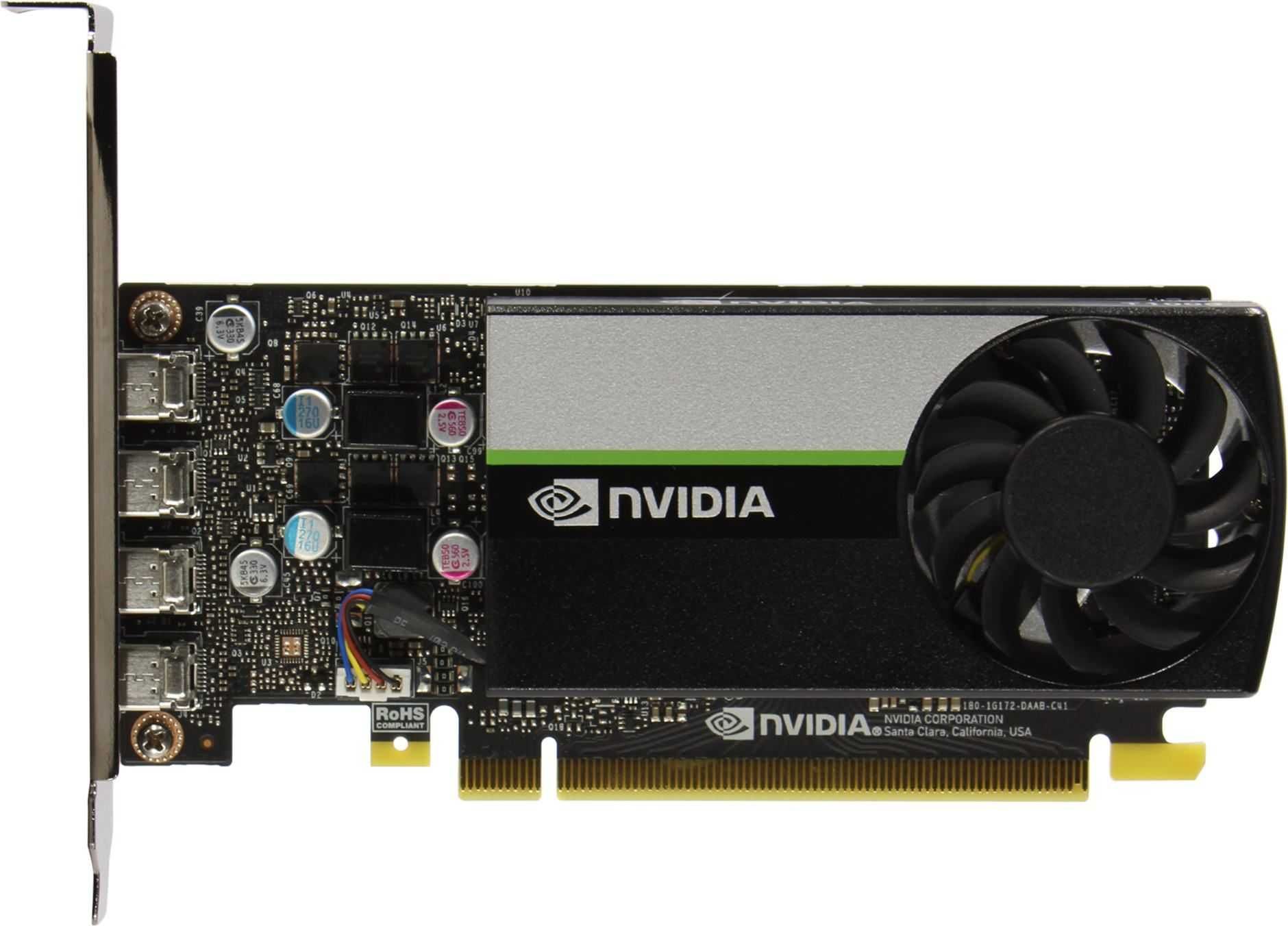 видеокарта PNY NVIDIA T1000 (VCNT1000ATX) 8GB GDDR6