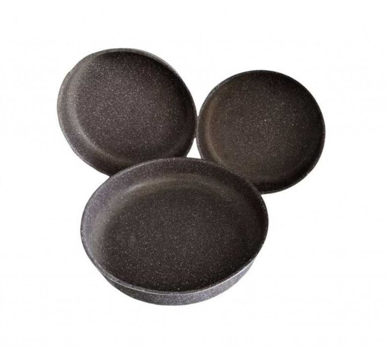 Комплект от 3 алуминиеви тави с незалепващо покритие