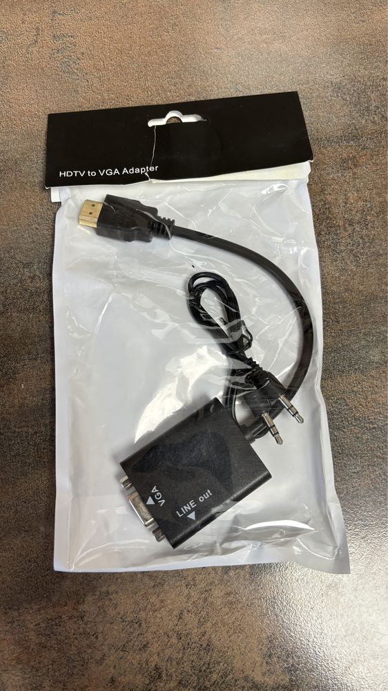 Adaptor hdmi to vga cu iesire audio